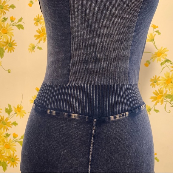 NWOT Free People Movement Good Karma Onesie deepest Navy  size M/L - Picture 4 of 10